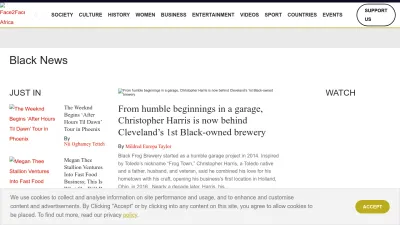 Screenshot of Face2faceafrica.com