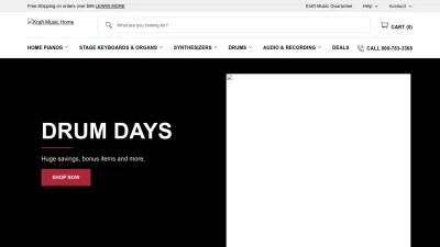 Screenshot of Kraftmusic.com