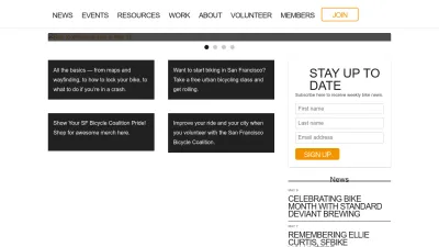 Screenshot of Sfbike.org