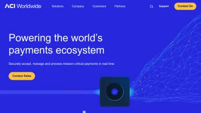 Screenshot of Aciworldwide.com