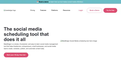 Screenshot of Meetedgar.com