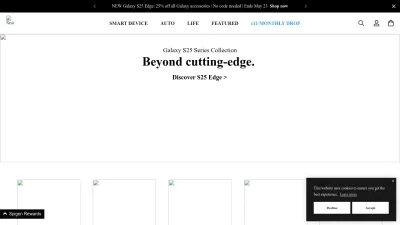 Screenshot preview of spigen.com