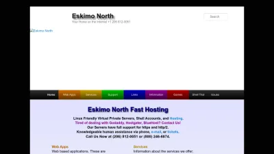 Screenshot of Eskimo.com