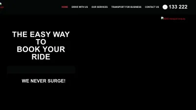 Screenshot of Blackandwhitecabs.com.au