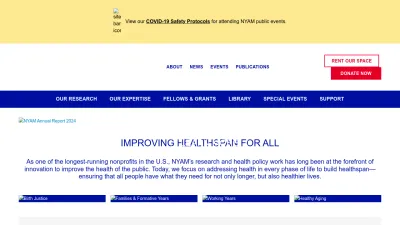 Screenshot of Nyam.org