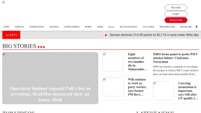 Screenshot of Ptinews.com
