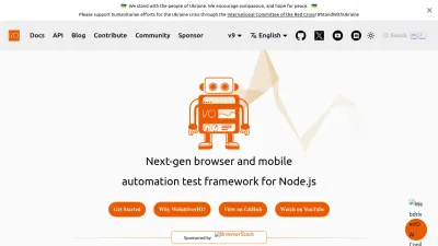 Screenshot of Webdriver.io