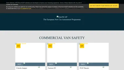 Screenshot of Euroncap.com