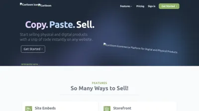 Screenshot of Cartloom.com