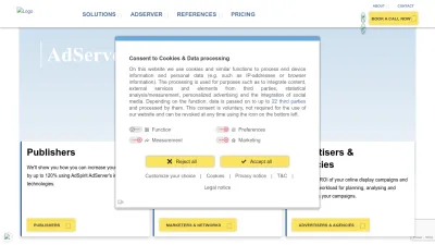 Screenshot of Adspirit.com
