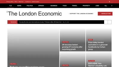 Screenshot preview of thelondoneconomic.com