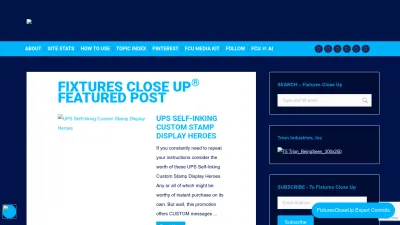 Screenshot of Fixturescloseup.com