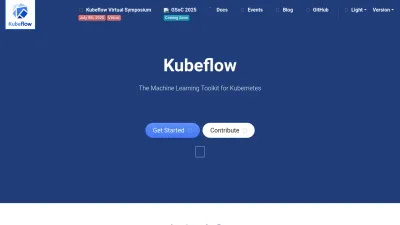 Screenshot of Kubeflow.org