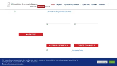 Screenshot of Uscybersecurity.net