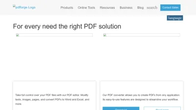 Screenshot of Pdfforge.org