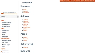 Screenshot of Wiki.netbsd.org