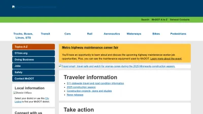 Screenshot of Dot.state.mn.us