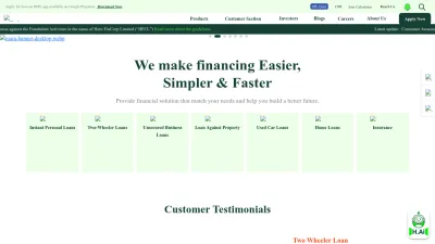 Screenshot preview of herofincorp.com