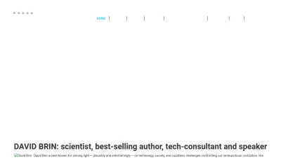 Screenshot of Davidbrin.com