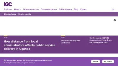 Screenshot of Theigc.org