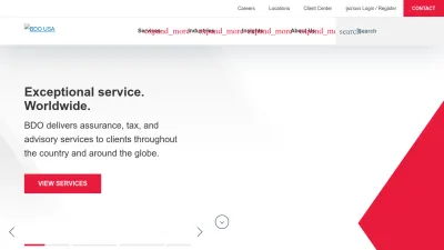 Screenshot of Bdo.com