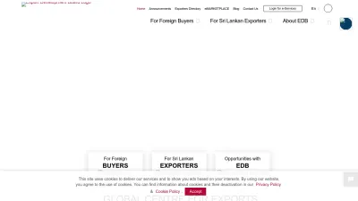 Screenshot of Srilankabusiness.com