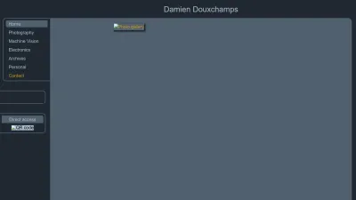 Screenshot of Damien.douxchamps.net