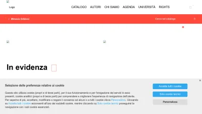 Screenshot of Mimesisedizioni.it