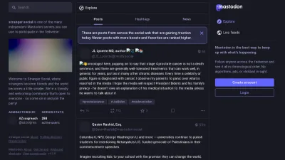 Screenshot of Stranger.social