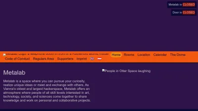 Screenshot of Metalab.at