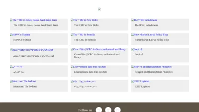 Screenshot of Blogs.icrc.org