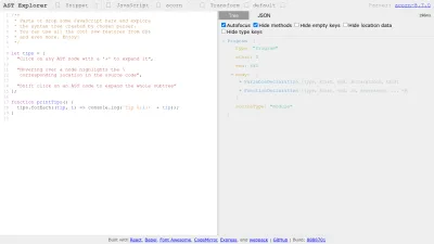 Screenshot preview of astexplorer.net