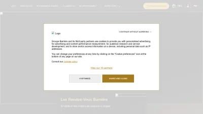 Screenshot of Casinosbarriere.com