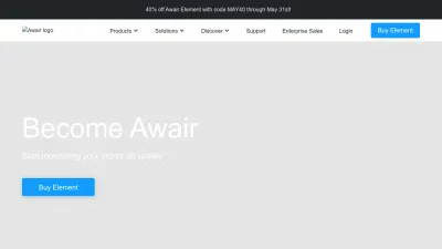 Screenshot of Getawair.com