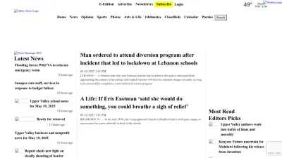 Screenshot of Vnews.com