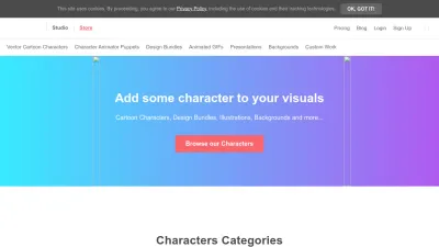 Screenshot of Graphicmama.com