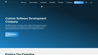 Screenshot of Scand.com