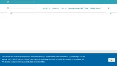 Screenshot of Ccrc.tc.columbia.edu