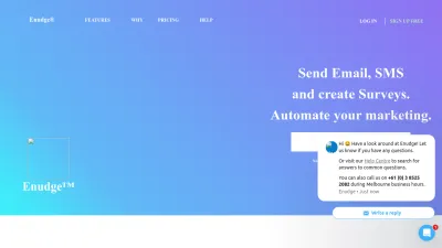Screenshot preview of enudge.com.au