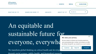 Screenshot of Popcouncil.org