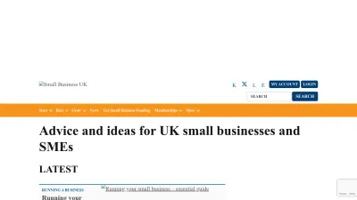 Screenshot of Smallbusiness.co.uk