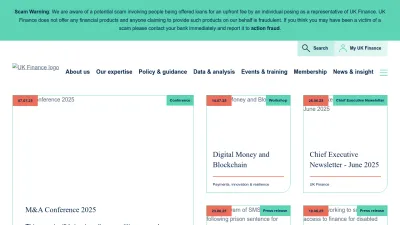 Screenshot preview of ukfinance.org.uk