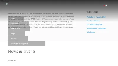 Screenshot of Nid.edu