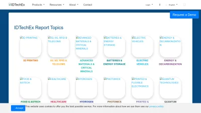 Screenshot of Idtechex.com