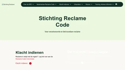 Screenshot of Reclamecode.nl