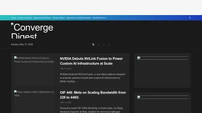 Screenshot of Convergedigest.com