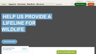 Screenshot of Wires.org.au