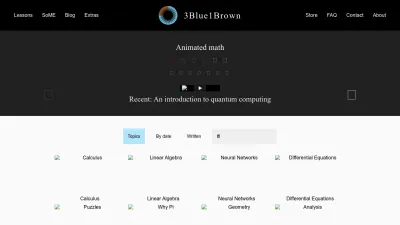 Screenshot of 3blue1brown.com