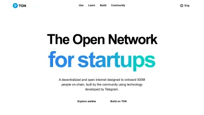 Screenshot of Ton.org