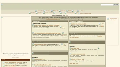 Screenshot of Eyewitnesstohistory.com